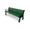 Frog Furnishings Green 5' Heritage Bench with Black Frame PB 5GREBFHER - alternate 1